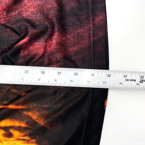 Vtg Very Rare Bignd Collection Sz-XL Japanese Samuri Caped Superhero AOP Shirt - Picture 6 of 8